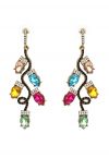 Mix Color Resin Lights Drop Earrings