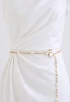 Pearly Bee Metal Chain Belt