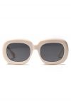 Classy Nude Full Rim Sunglasses