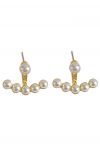 Distinctive Pearl Trim Earrings