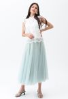 My Secret Garden Tulle Maxi Skirt in Mint