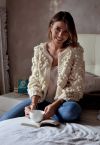 Knit Your Love Cardigan in Ivory 