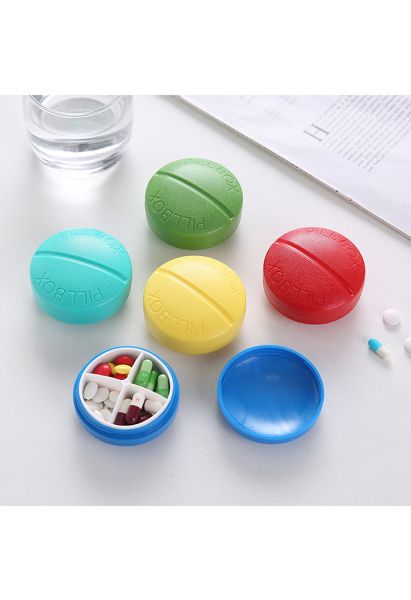 Portable Pill Shaped Medication Box