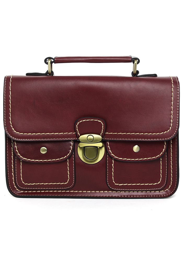 Retro deals school satchel