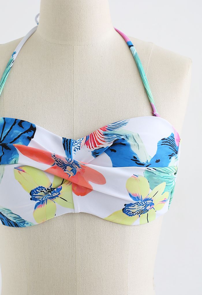 Multi Color Floral Bikini Set