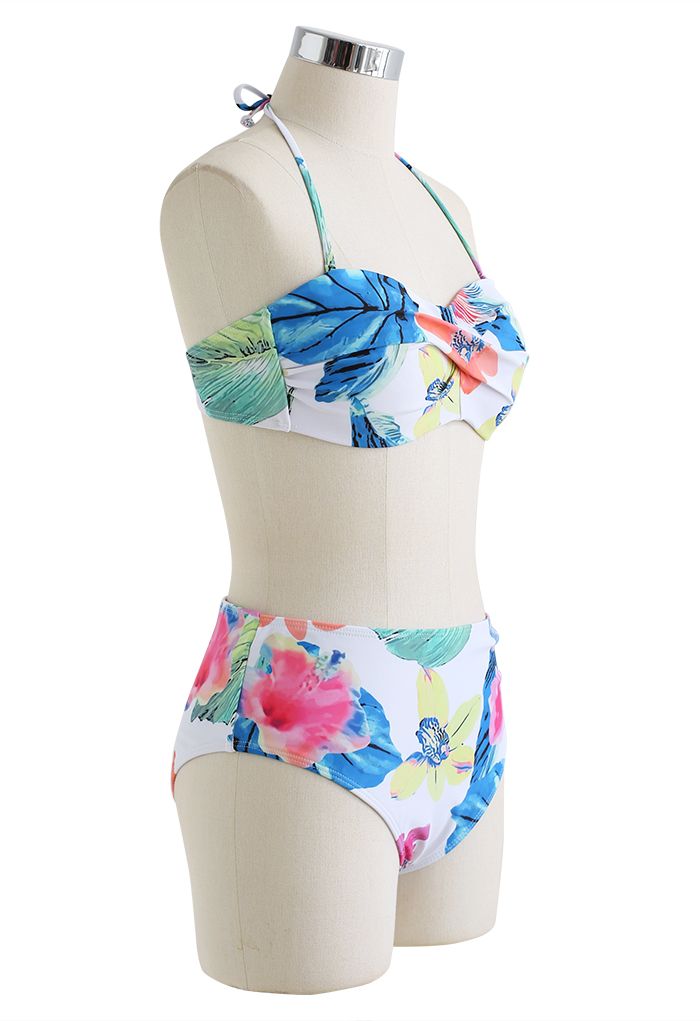 Multi Color Floral Bikini Set