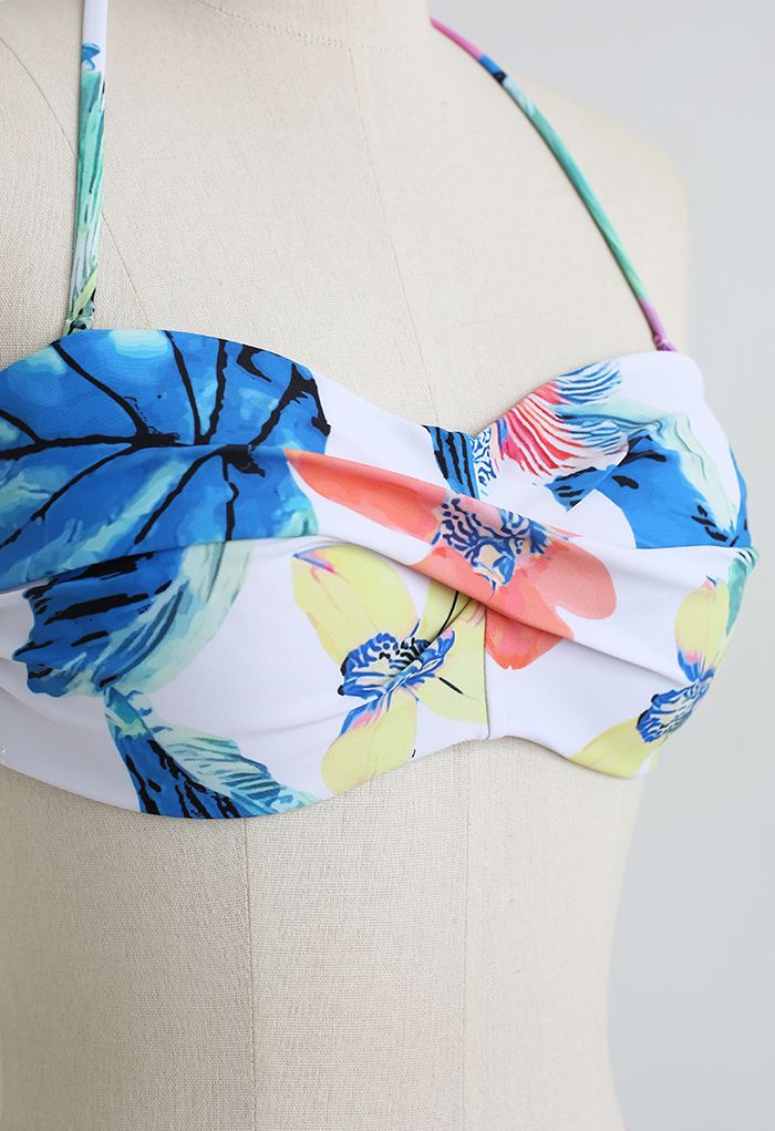 Multi Color Floral Bikini Set