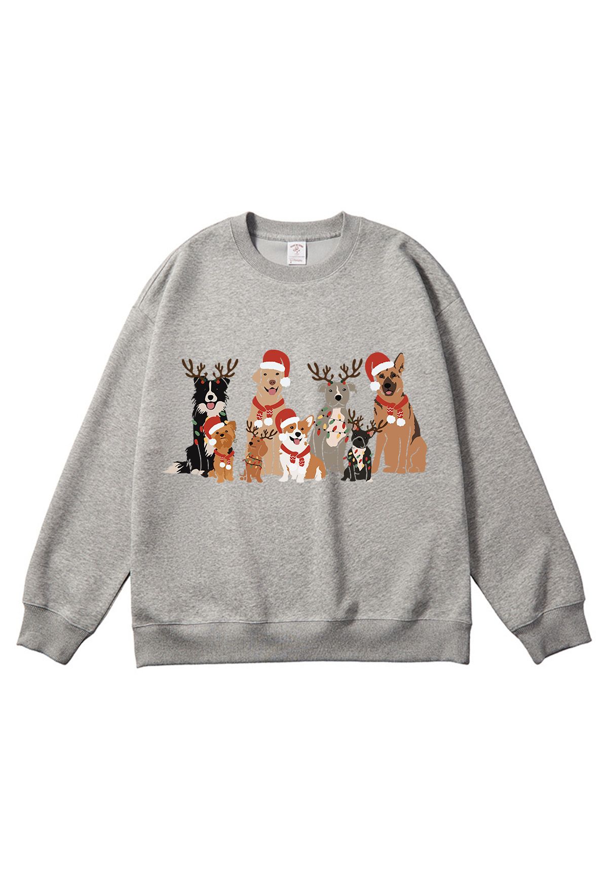 Animal Family Cartoon Print Sweatshirt