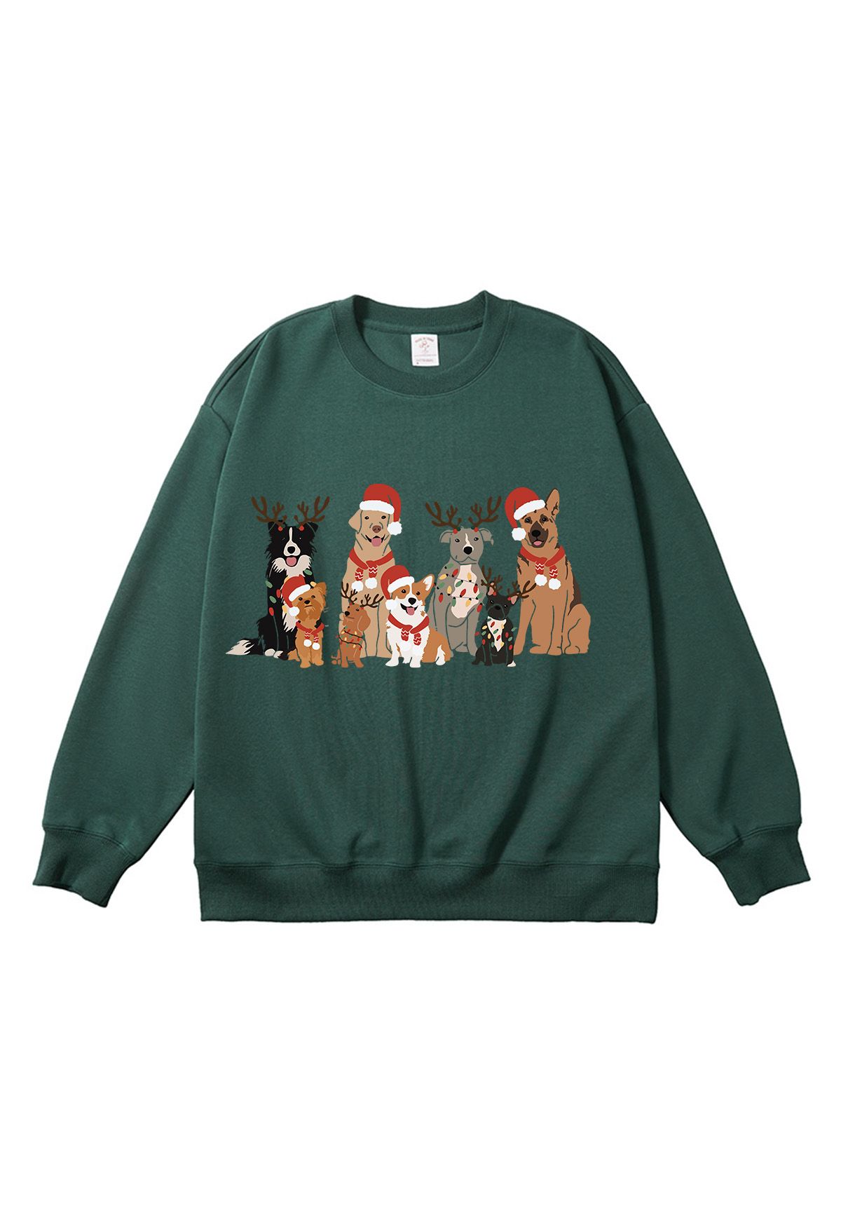 Animal Family Cartoon Print Sweatshirt