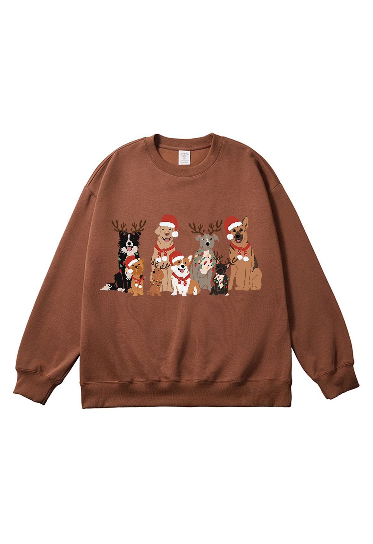 Animal Family Cartoon Print Sweatshirt