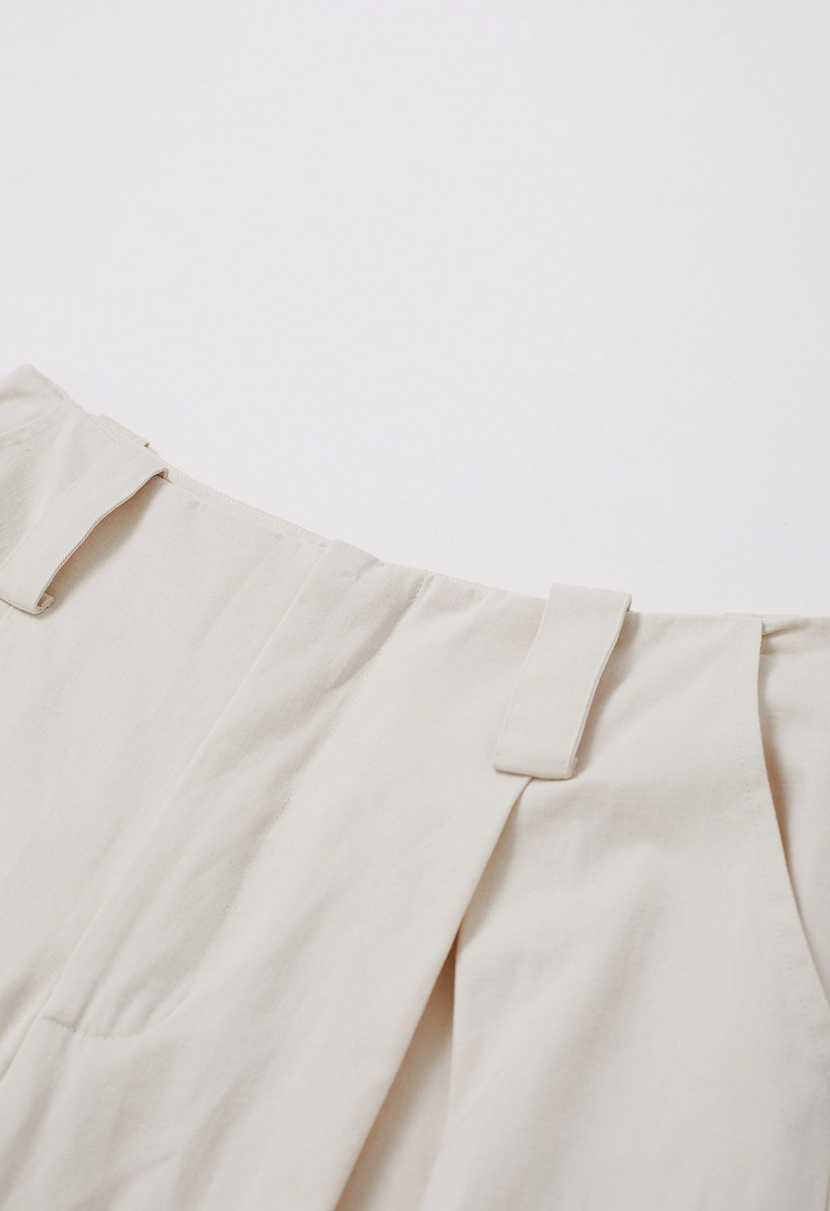 Comfortable Cotton Wide-Leg Pants in Ivory