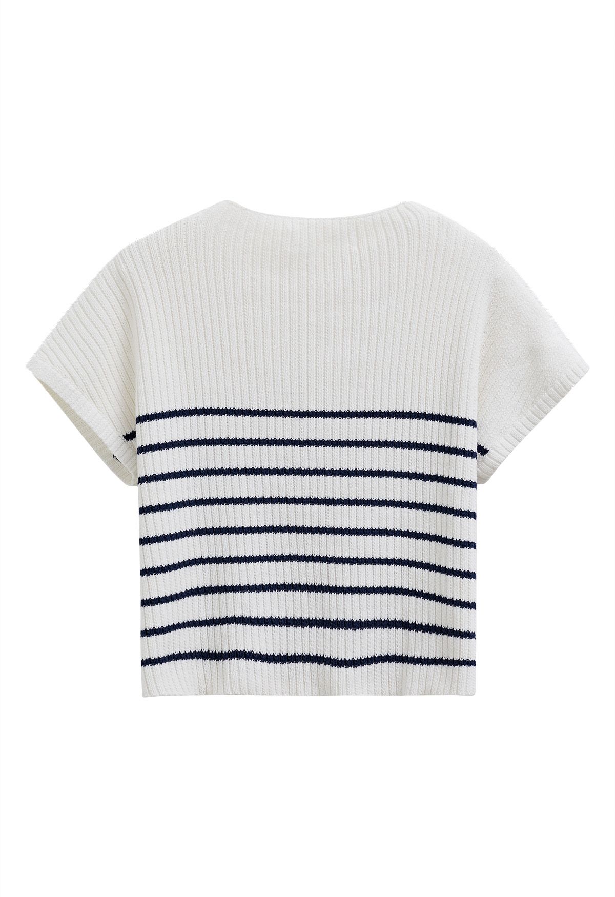 Nautical Breeze Striped Cotton Sweater