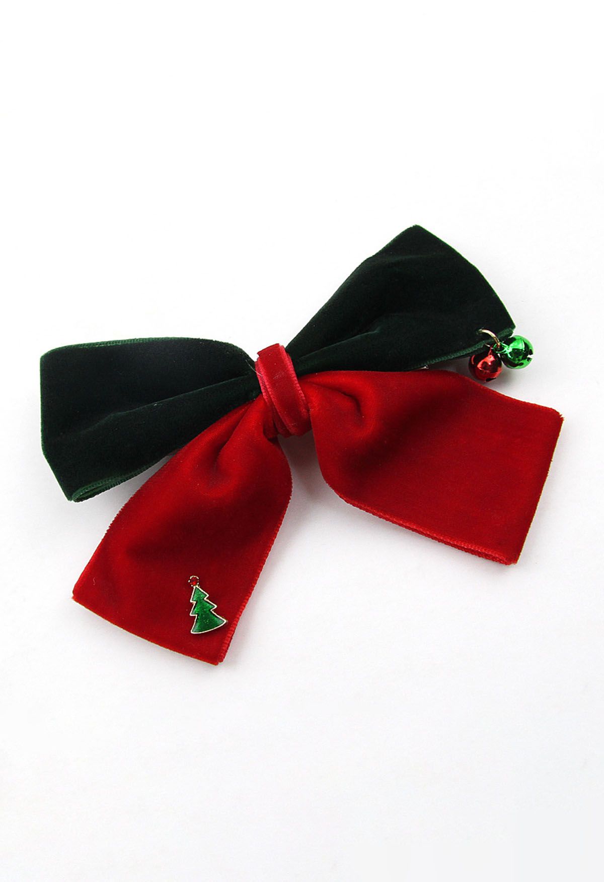 Holiday Vibes Contrast Bowknot Hair Clip