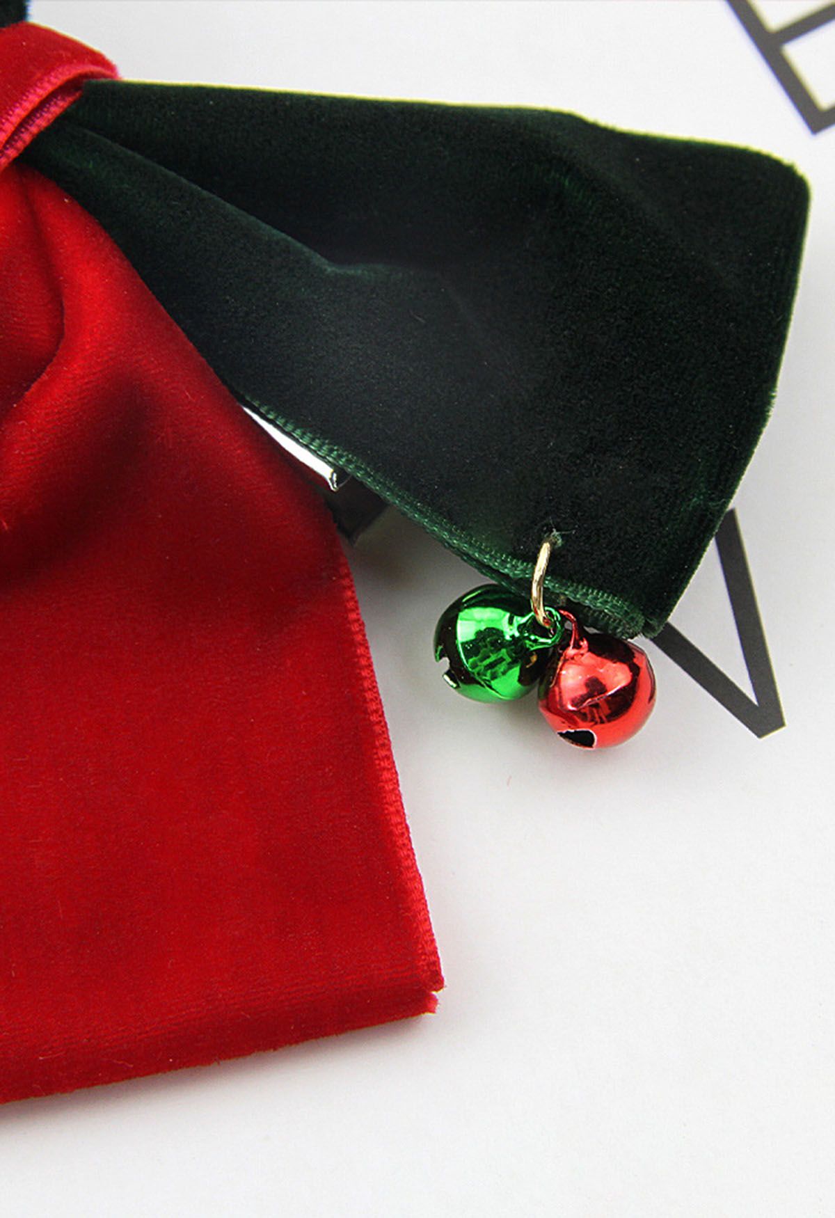 Holiday Vibes Contrast Bowknot Hair Clip