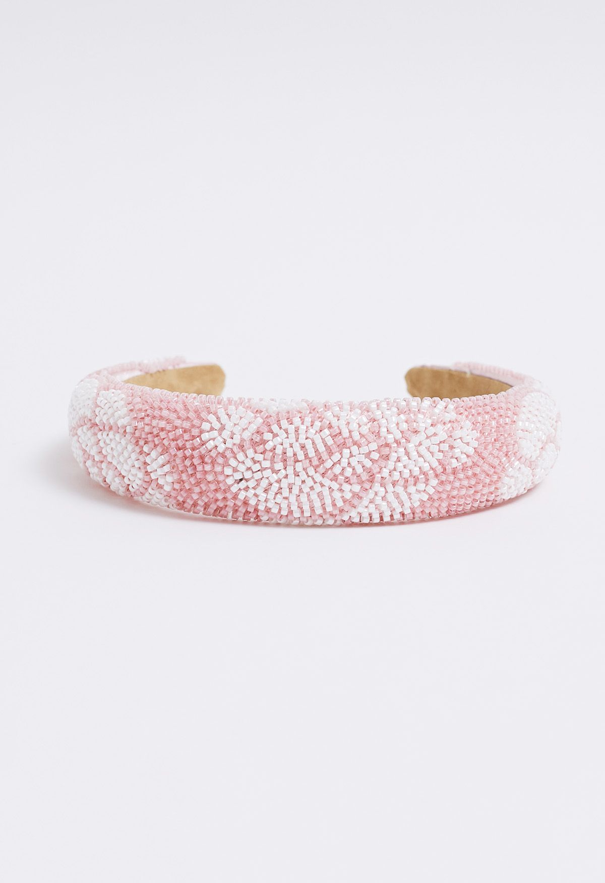 Floral Pattern Beaded Headband