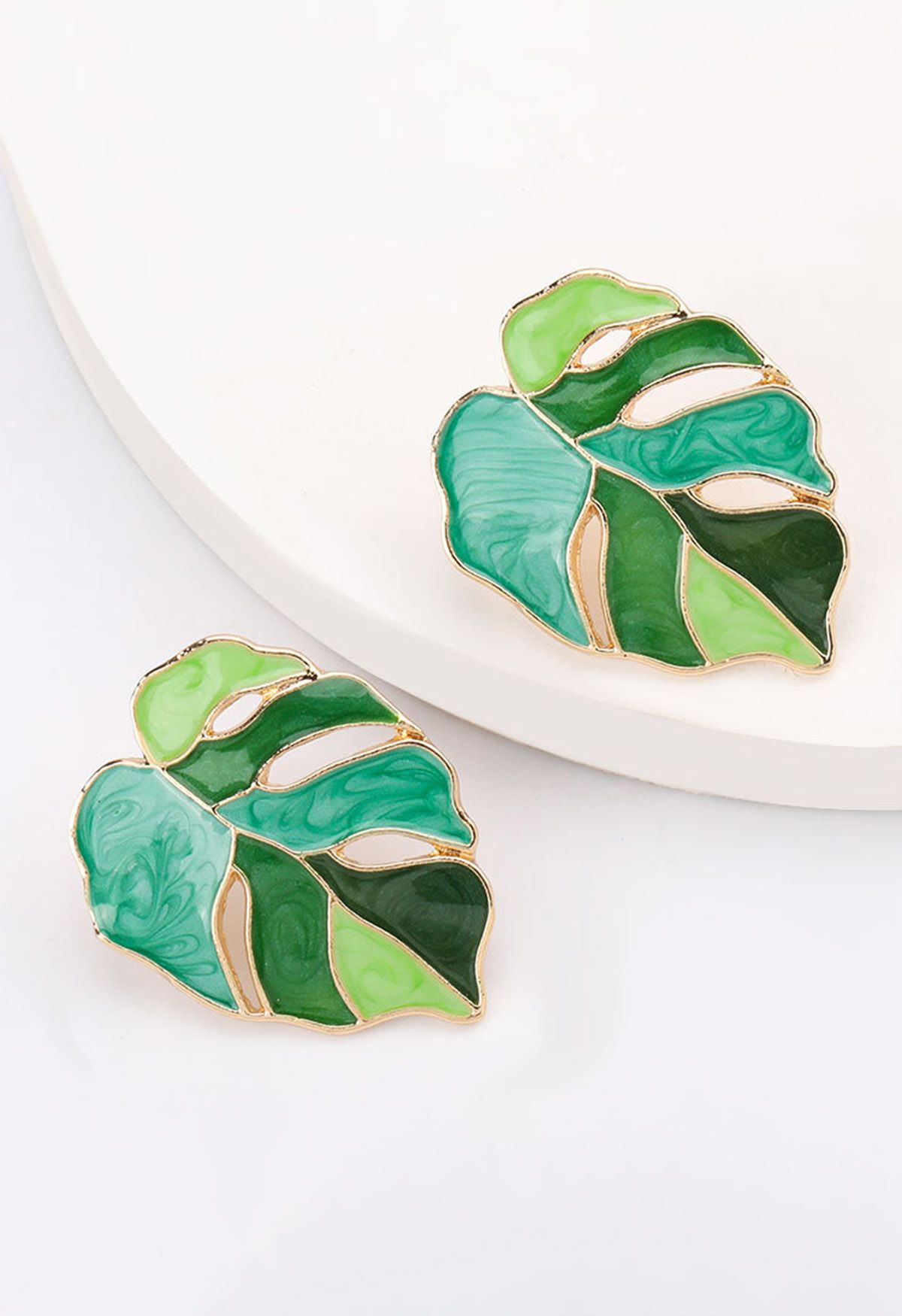 Greenery Leaf Earrings