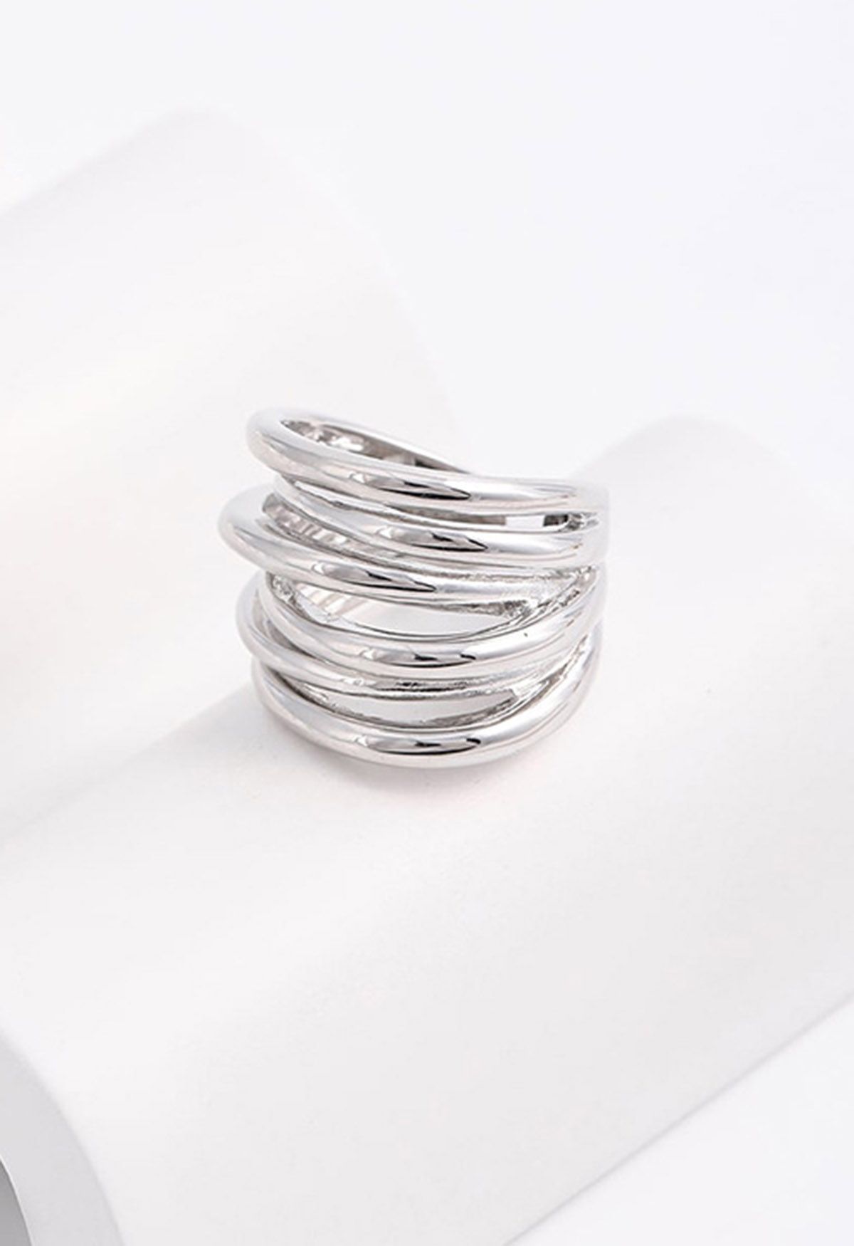 Retro Multi-Layered Open Ring