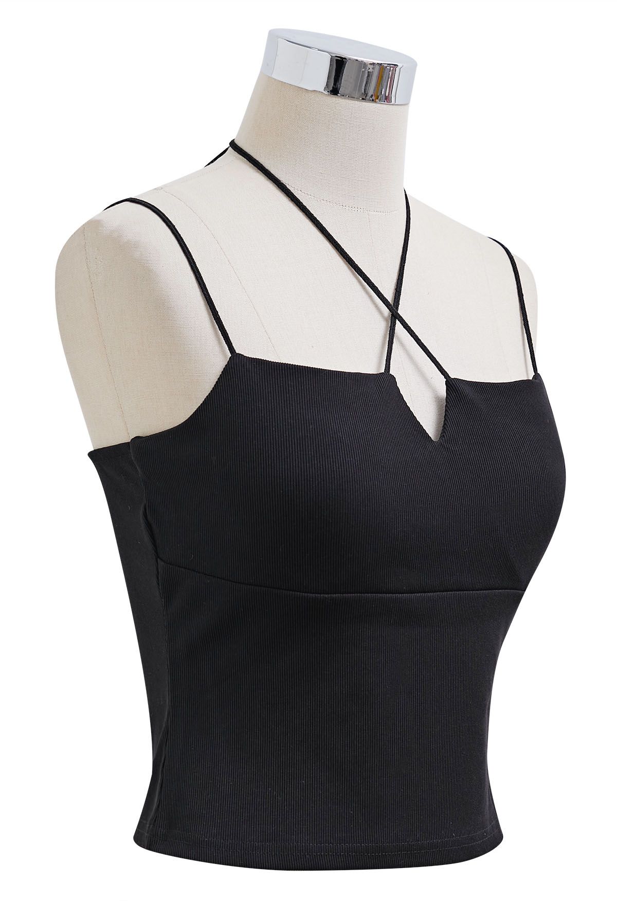 Halter Neck Crop Cami Top