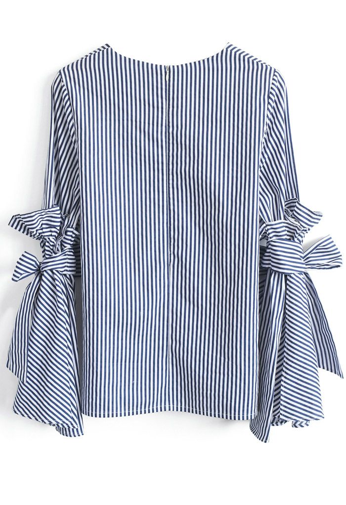 Stripes Charisma Top with Bell Sleeves