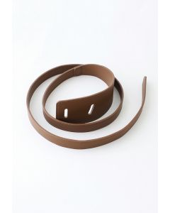 Trendy Chic Faux Leather Belt