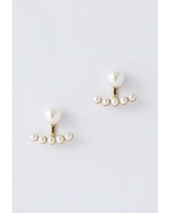 Distinctive Pearl Trim Earrings
