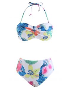 Multi Color Floral Bikini Set