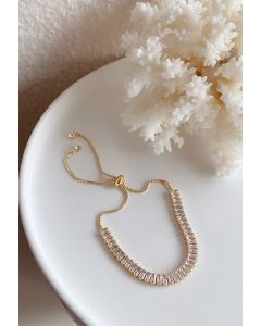 Fairy Style Zircon Gold Chain Bracelet