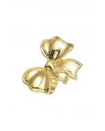 Polished Bowknot Ring in Gold