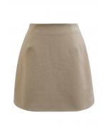 Timelessly Stylish Mini Bud Skirt in Sand