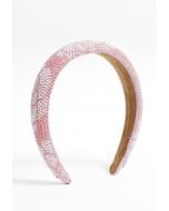 Floral Pattern Beaded Headband