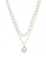 Pearl Double-Chain Necklace